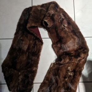 Vintage fur scarf